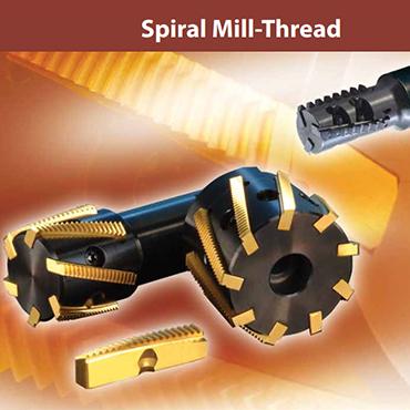 Dao Phay Ren Gắn Mảnh Insert Xoắn | Spiral Mill Thread | C.P.T Israel