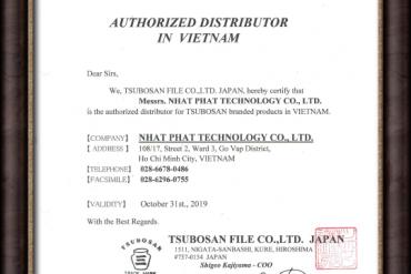 Giấy Chứng Nhận Đại Lý Tsubosan