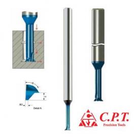 Dao phay đuôi én hợp kim carbide | Dovetail Solid carbide | C.P.T Israel