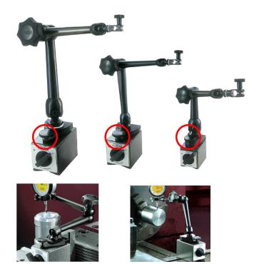 Chân Đế Từ 3 Khớp Cầu Chỉnh 0 Ở Chân Đế FAB | Noga Israel