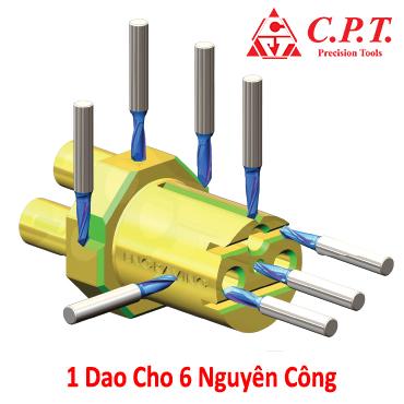 DAO PHAY ĐA NĂNG 6 ỨNG DỤNG C.P.T (ISRAEL)
