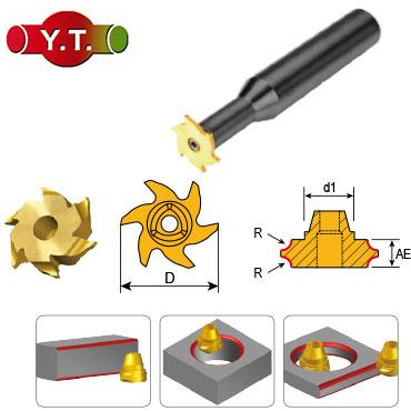 DAO PHAY BO CUNG R GẮN ĐẦU HỢP KIM YT